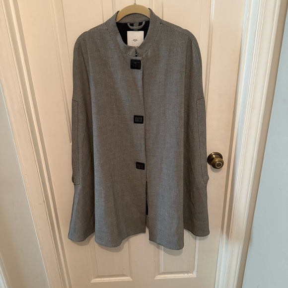 Mng Suit Jackets & Blazers - MNG Houndstooth Swing Coat Chic Size M Unique Vintage